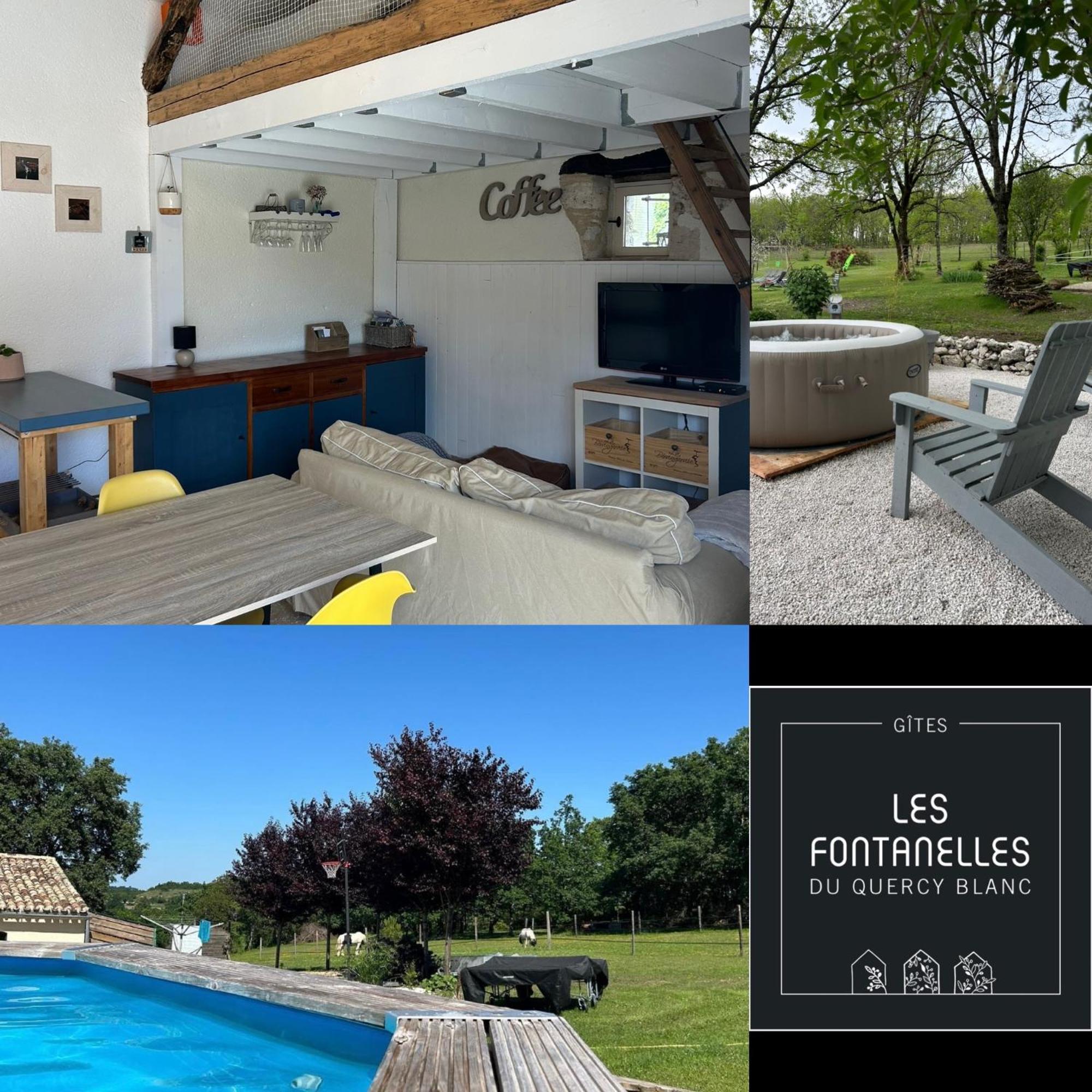 Les Fontanelles Du Quercy Blanc Villa Montcuq Exterior foto